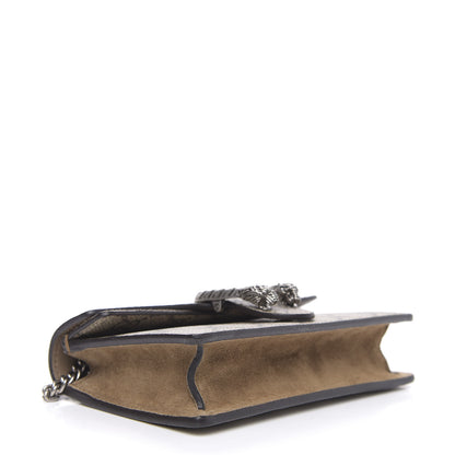 Gucci GG Supreme Monogram Super Mini Dionysus Shoulder Bag Taupe 4 of 11