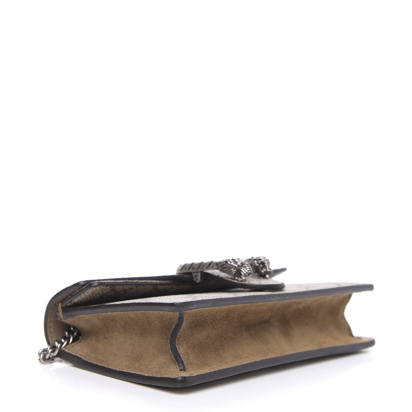 GG Supreme Monogram Super Mini Dionysus Shoulder Bag Taupe