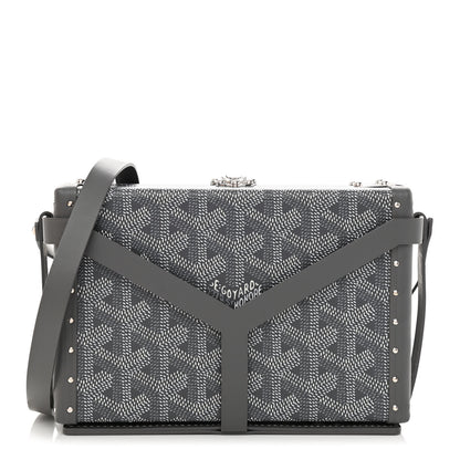 Goyard Goyardine Minaudiere Trunk Bag Grey 1 of 9