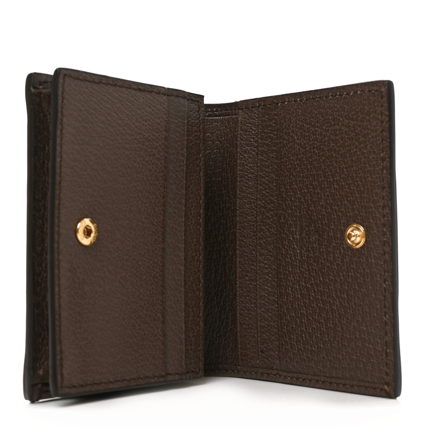GG Supreme Monogram Web Ophidia Card Case Beige New Acero