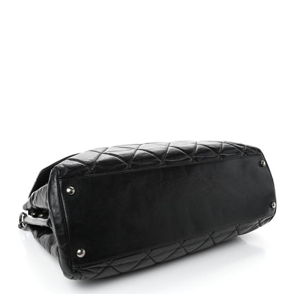 Chanel Glazed Calfskin Boy Satchel Flap Black 3 of 5