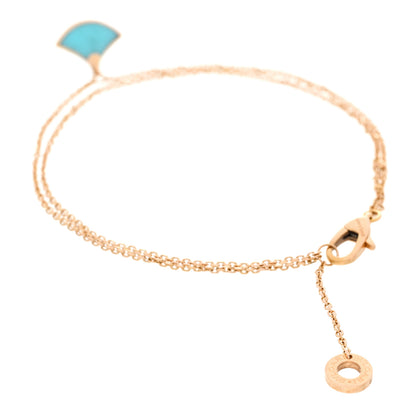 Bulgari 18K Rose Gold Turquoise Divas' Dream Bracelet SM 3 of 6