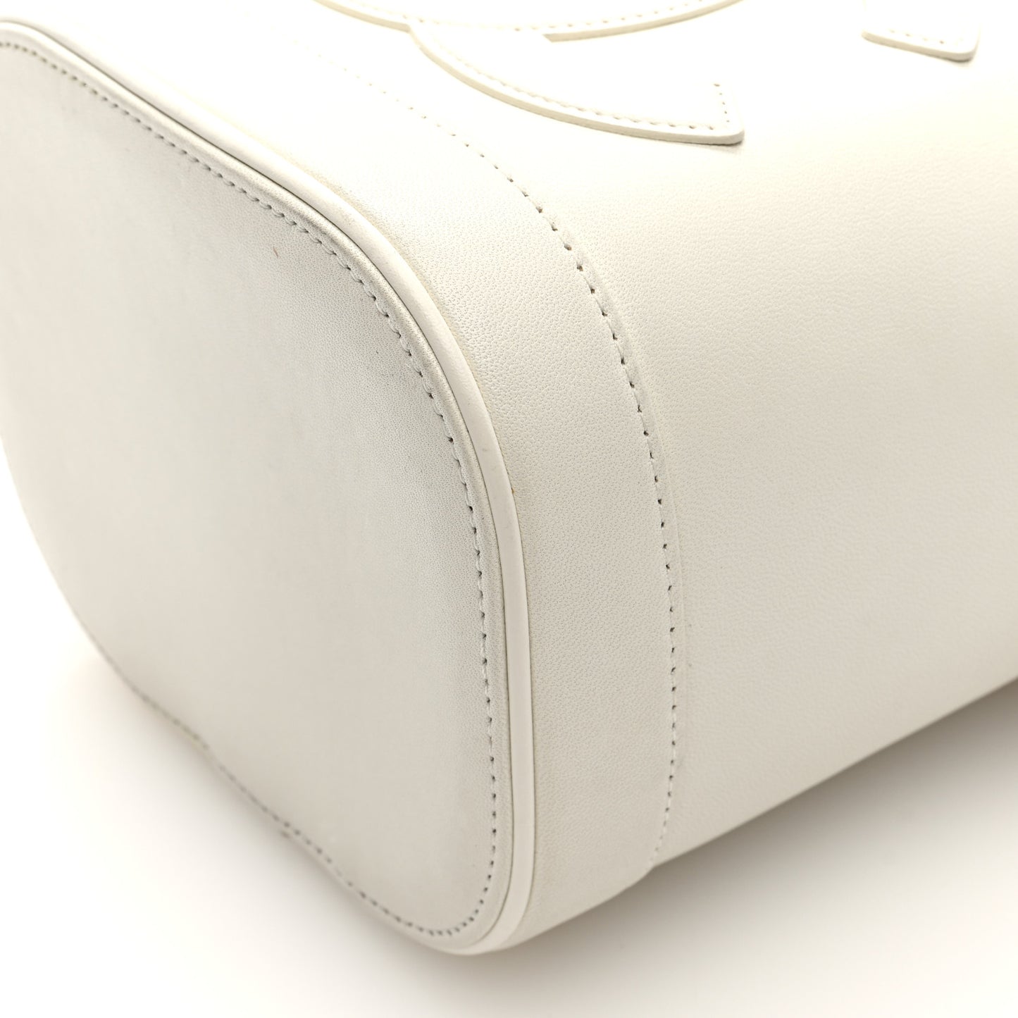 Lambskin Timeless Vanity Cosmetic Case White