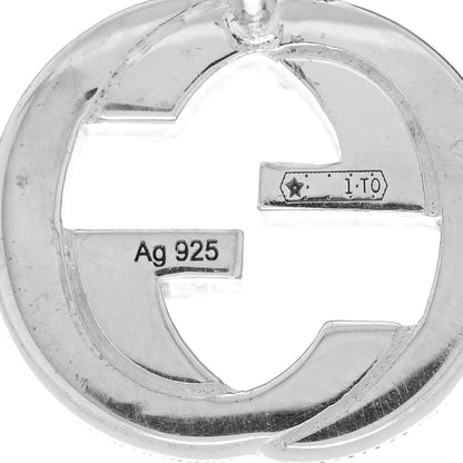 Gucci Sterling Silver Interlocking GG Stud Earrings 4 of 4