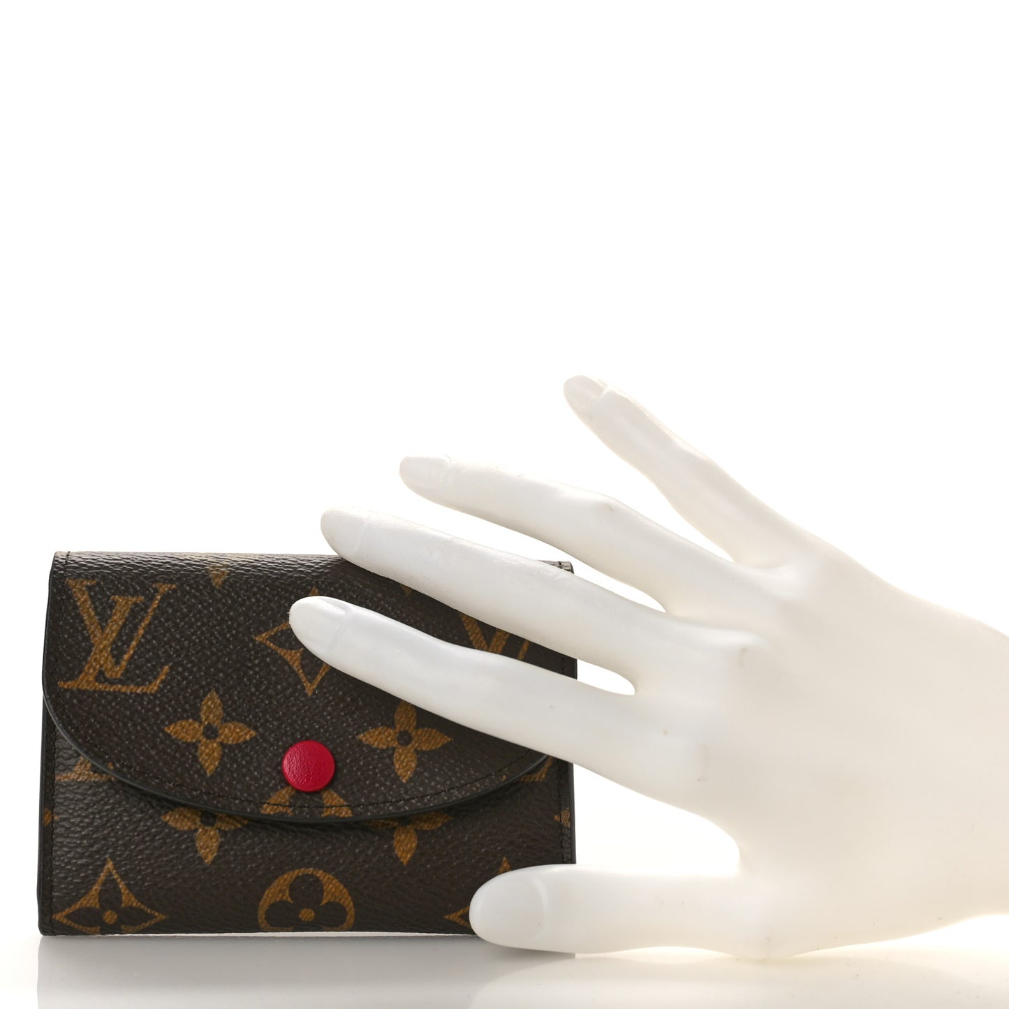 Monogram Rosalie Coin Purse Fuchsia