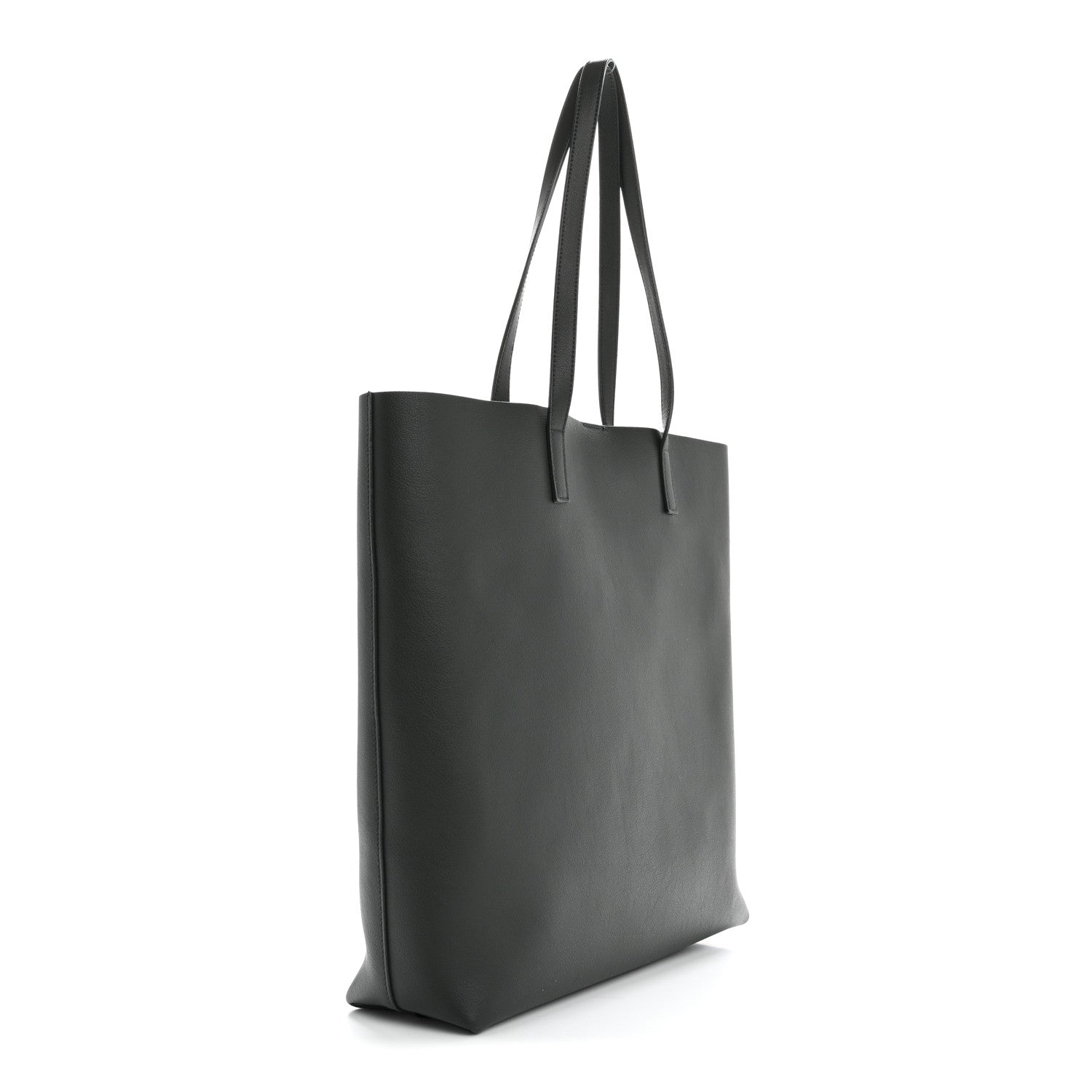 Saint Laurent Calfskin North-South Shopping Tote Green 4 of 12