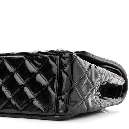 Chanel Patent Quilted Maxi Double Flap Black 10 of 10