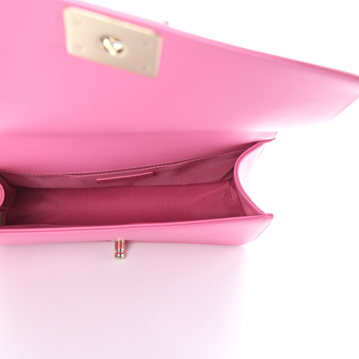 Calfskin Quilted Medium Boy Flap Pink