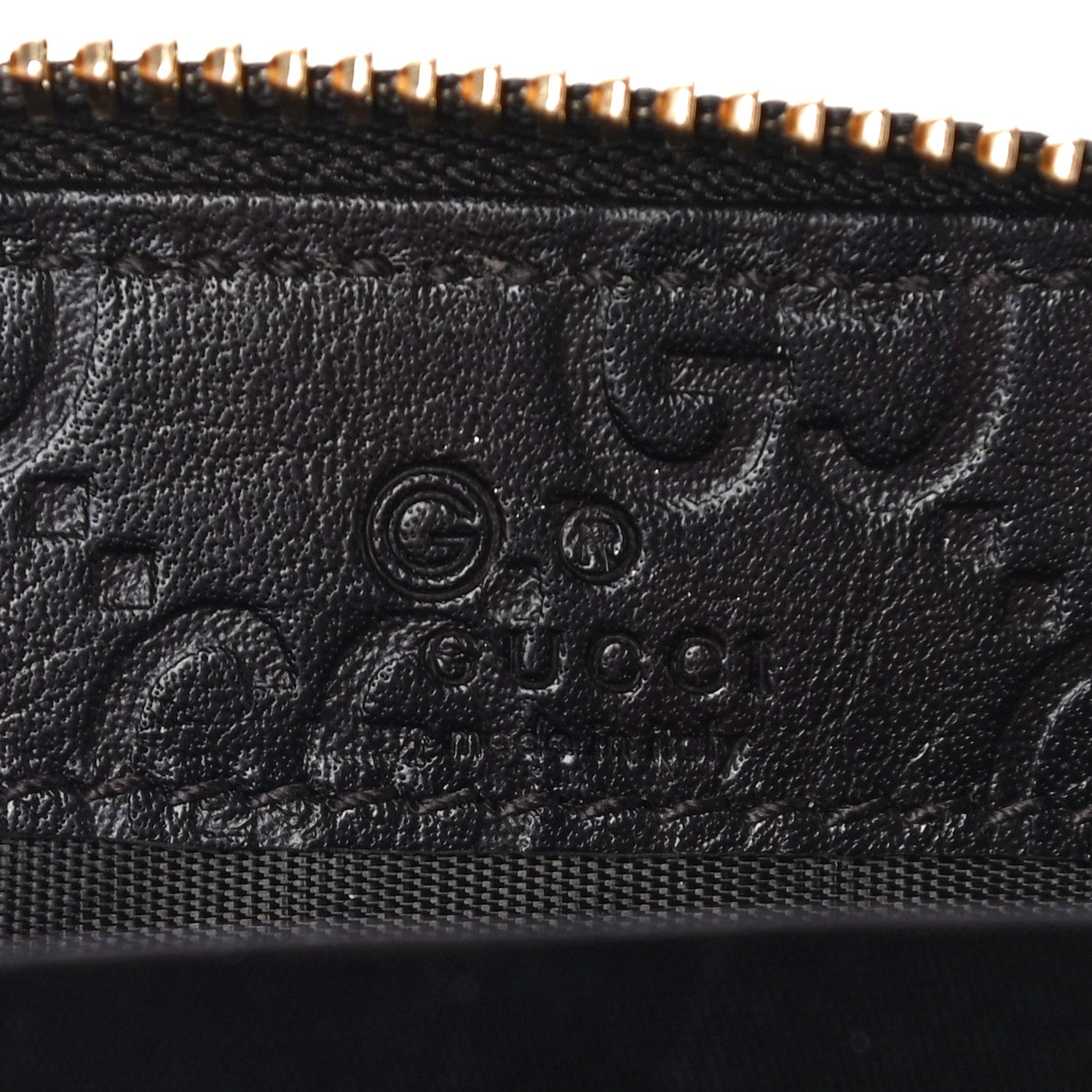 Gucci Guccissima Zip Around Card Case 7 of 10