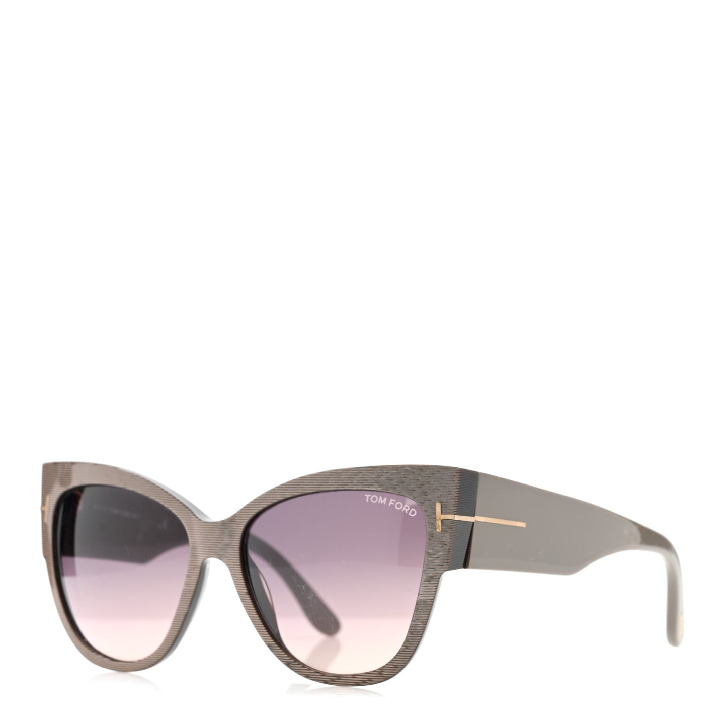 Acetate Anoushka Cat Eye Sunglasses TF371 Grey