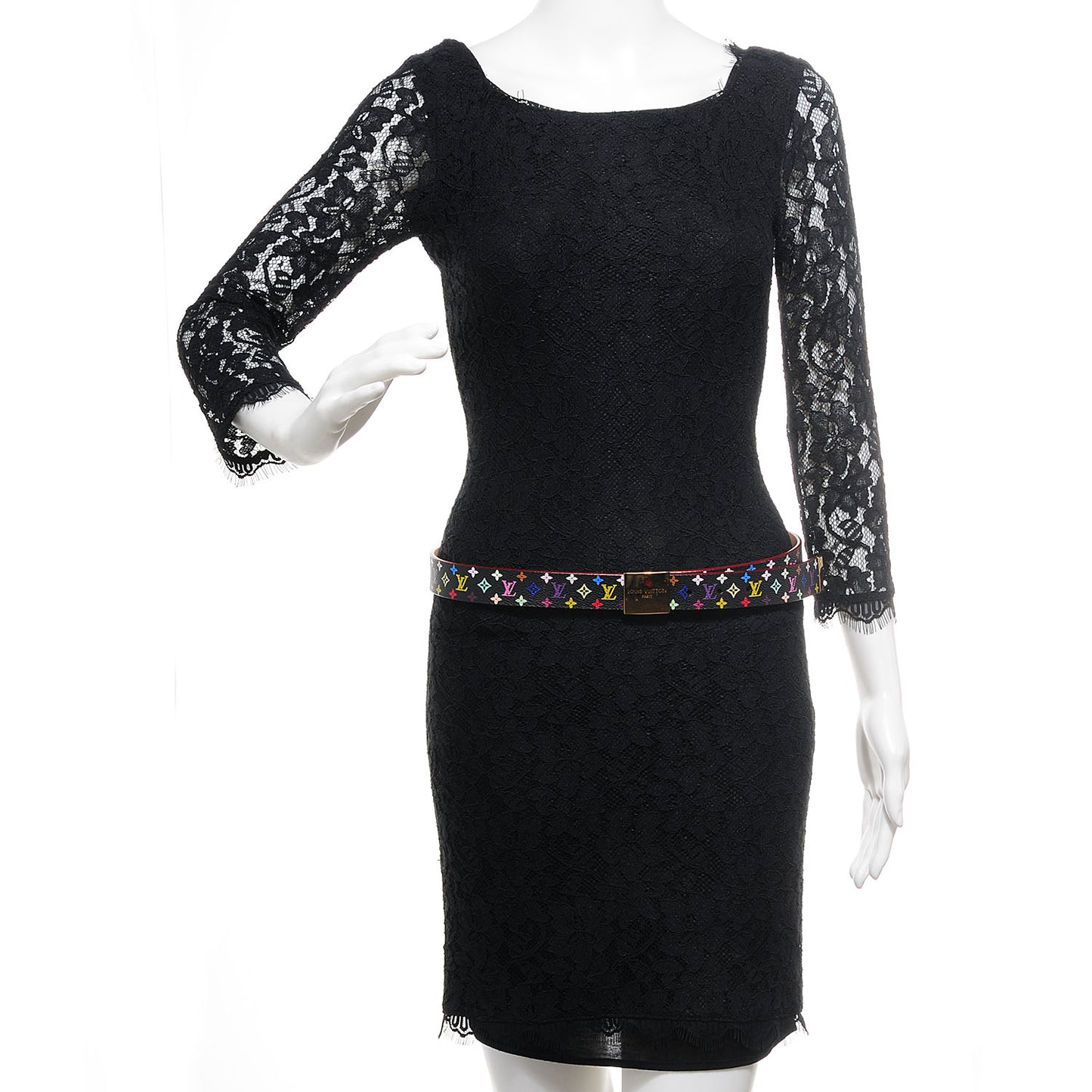 Monogram Multicolor Belt Black 90 36