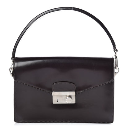 Prada Vitello Sound Shoulder Bag Mosto 1 of 8