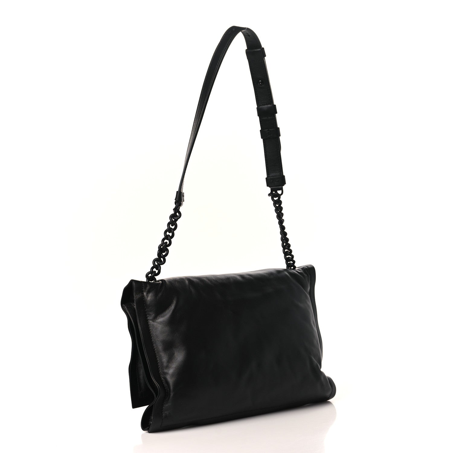 Salvatore Ferragamo Calfskin Small Viva Bow Shoulder Bag Black 3 of 9