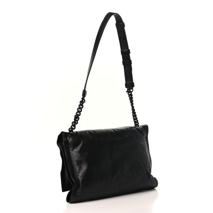 Salvatore Ferragamo Calfskin Small Viva Bow Shoulder Bag Black 3 of 9