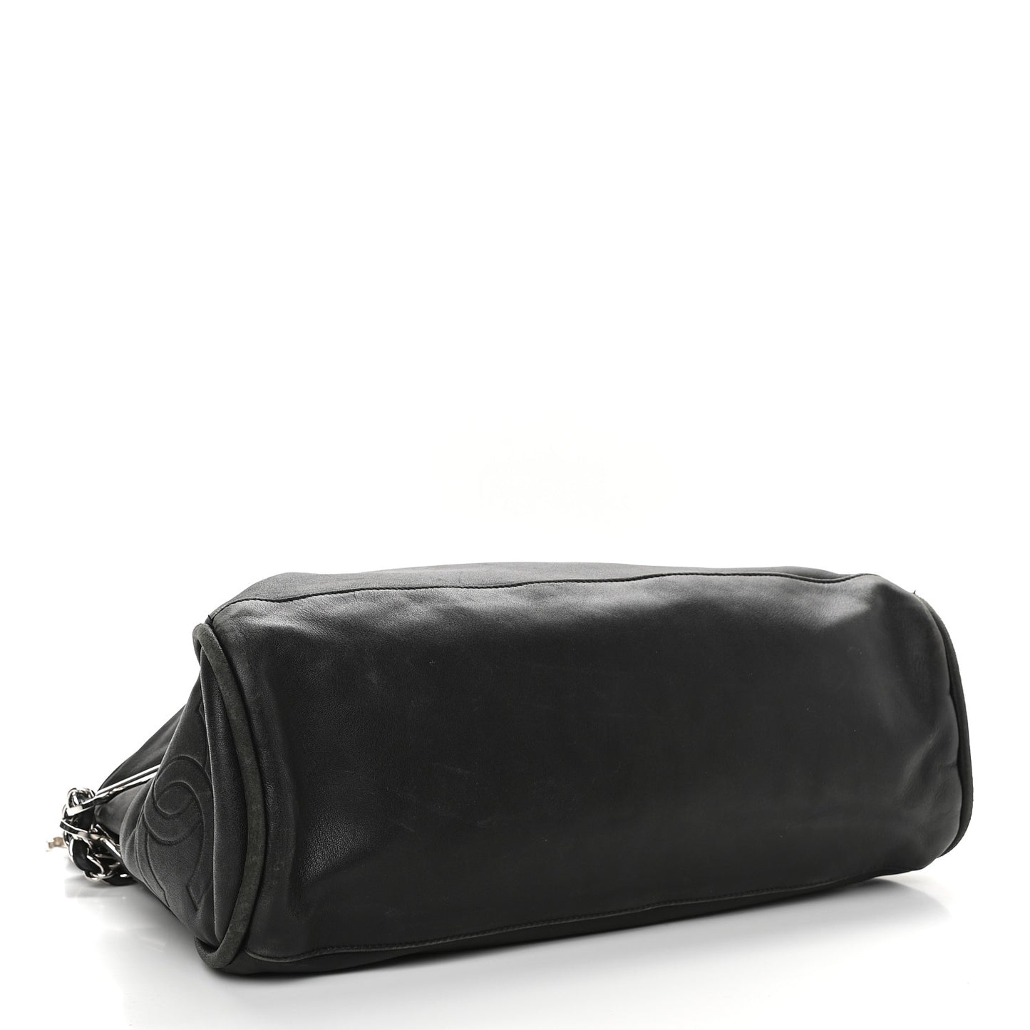 Lambskin Large Ultimate Soft Tote Black