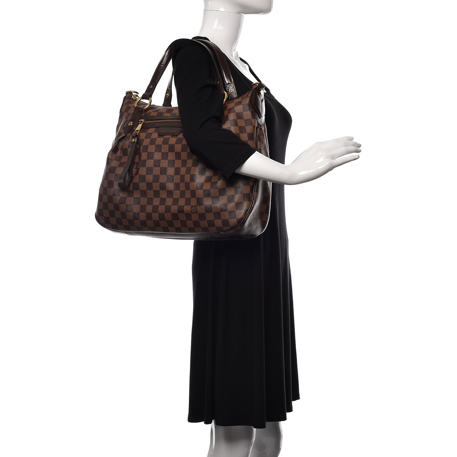Louis Vuitton Damier Ebene Evora MM 2 of 9