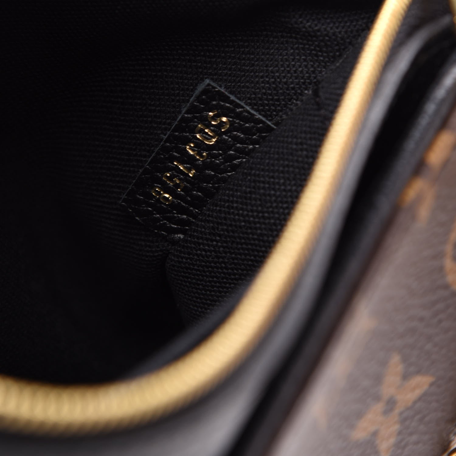Louis Vuitton Monogram Pallas Clutch Black 7 of 13