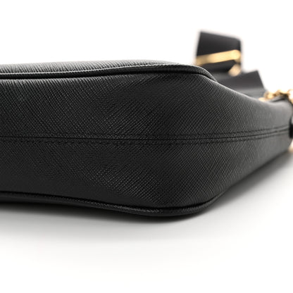 Prada Saffiano Lux Re-Edition 2005 Shoulder Bag Black 10 of 12