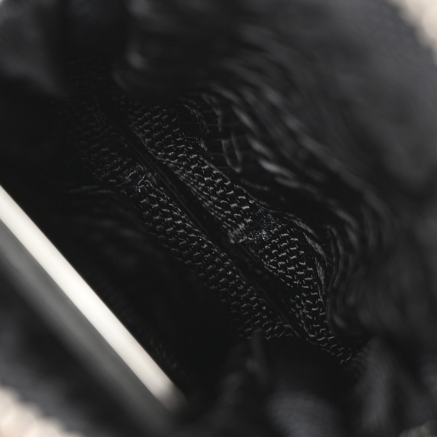 Tessuto Nylon Mini Pouch Black