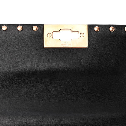 Valentino Garavani Metallic Nappa Medium Rockstud Spike Shoulder Bag Rame 11 of 11