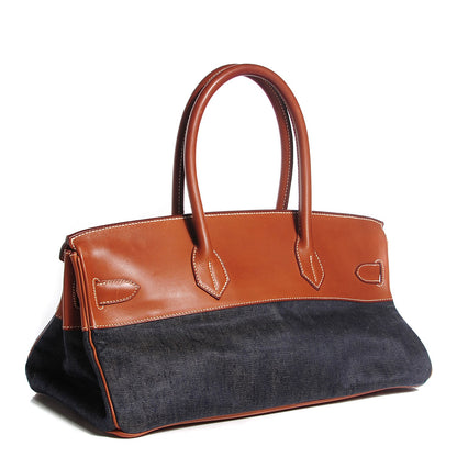 Hermes Barenia Denim JPG Birkin 42 Fauve 3 of 23
