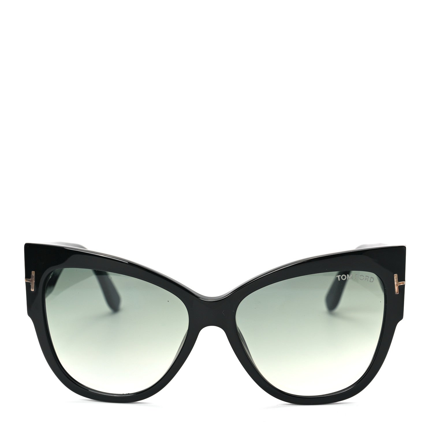 Tom Ford Acetate Anoushka Cat Eye Sunglasses TF371 Black 2 of 6