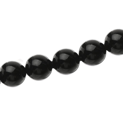 Chanel Metal Crystal Beaded CC Long Necklace Black Silver 7 of 7