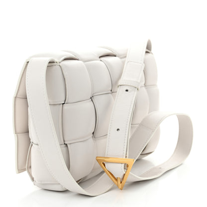 Bottega Veneta Nappa Maxi Intreccio Padded Cassette Crossbody Bag Chalk 3 of 12