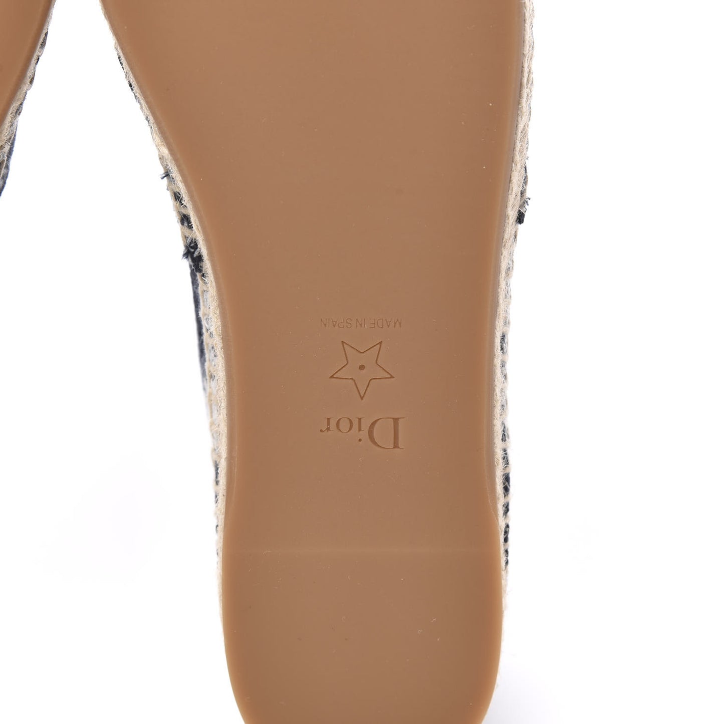 Canvas Tie and Dior Embroidered Granville 15mm Espadrilles 38 Denim