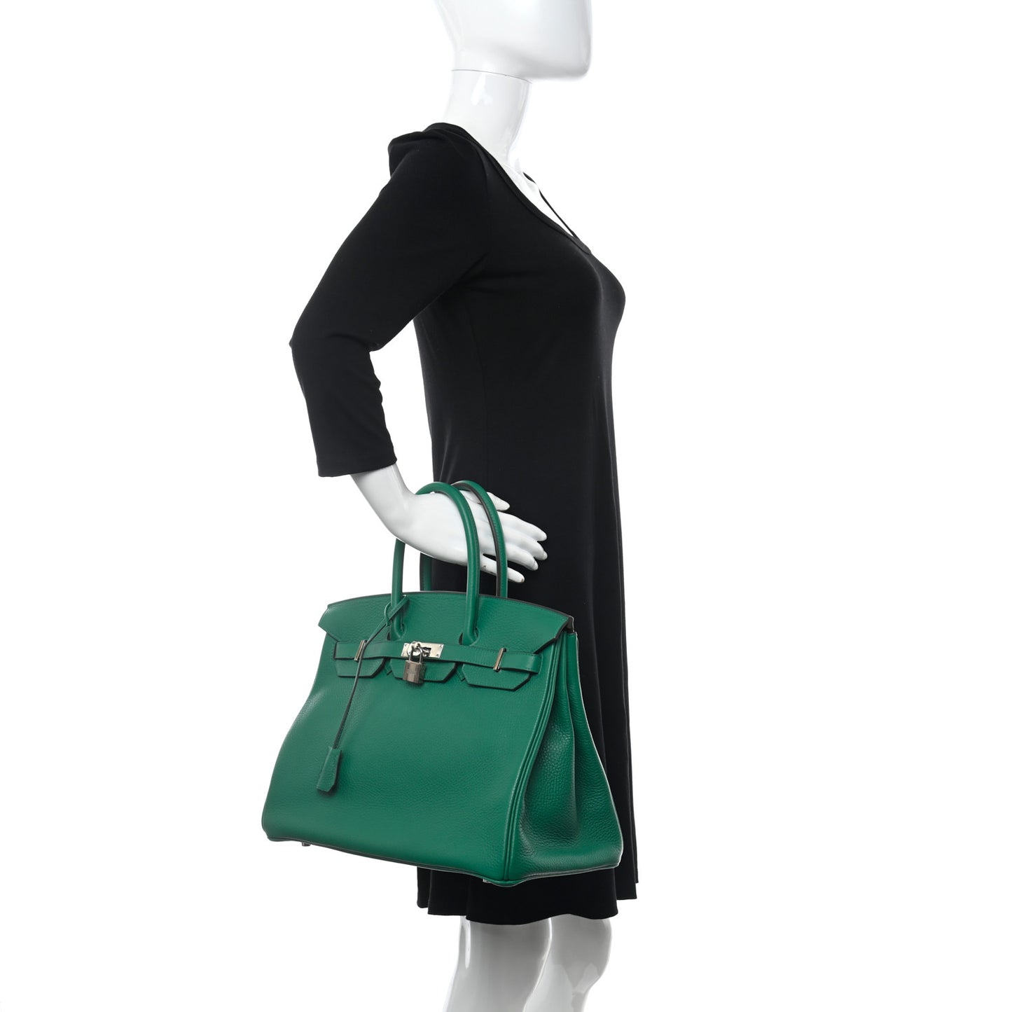 Togo Verso Birkin 35 Vert Vertigo Canopee