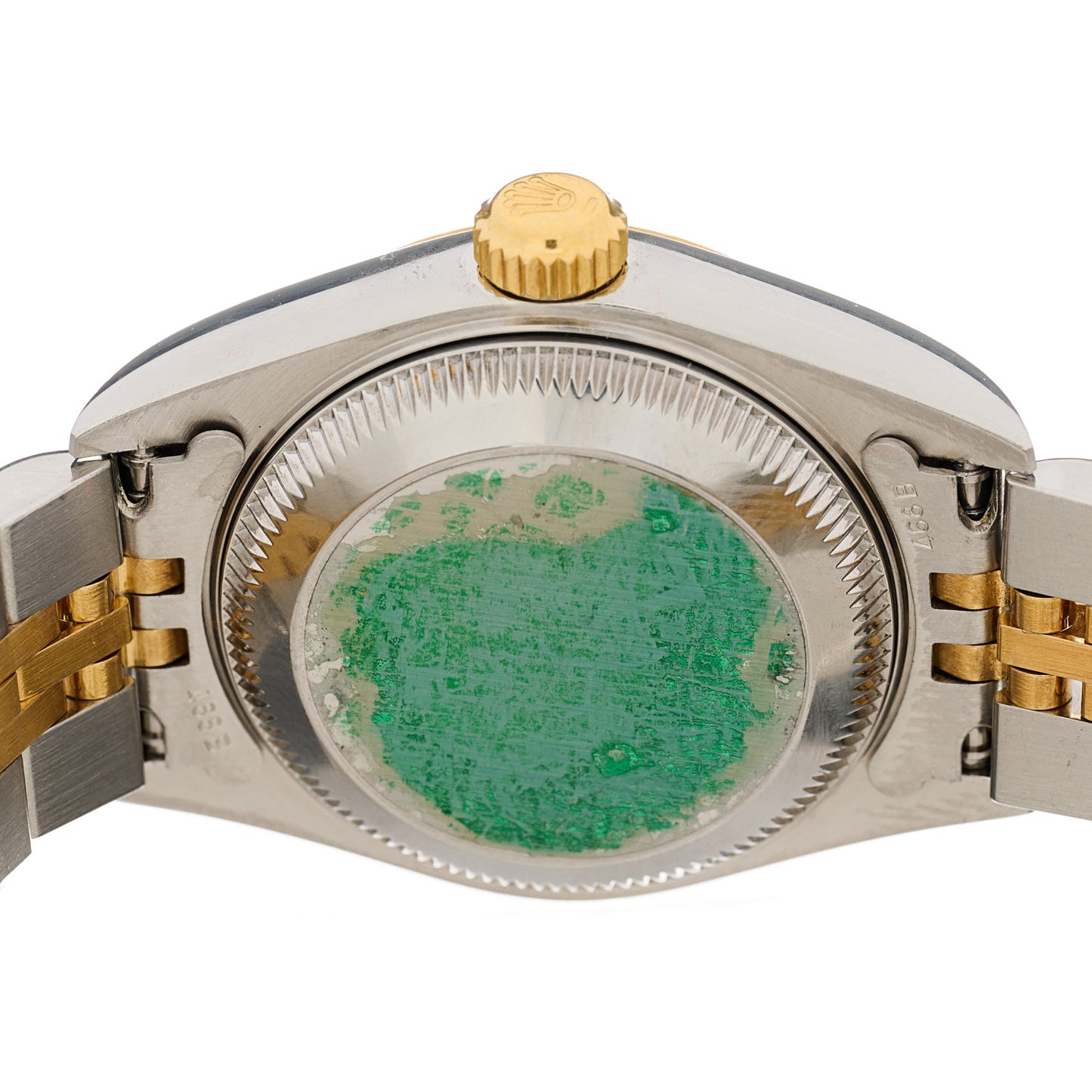 Stainless Steel 18K Yellow Gold 26mm Oyster Perpetual Datejust Watch White Roman 79173