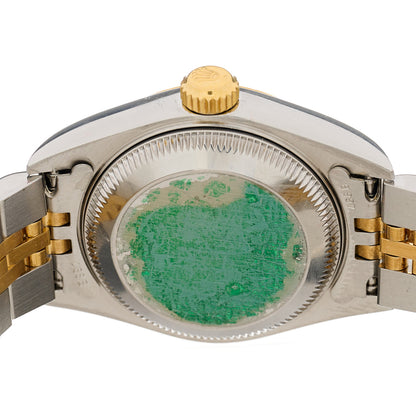 Rolex Stainless Steel 18K Yellow Gold 26mm Oyster Perpetual Datejust Watch White Roman 79173 4 of 4