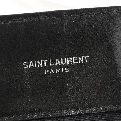 Saint Laurent Calfskin Y Quilted Monogram Medium Loulou Chain Satchel Black 11 of 25