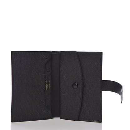 Hermes Chevre Mysore Mini Bearn Wallet Black 5 of 8