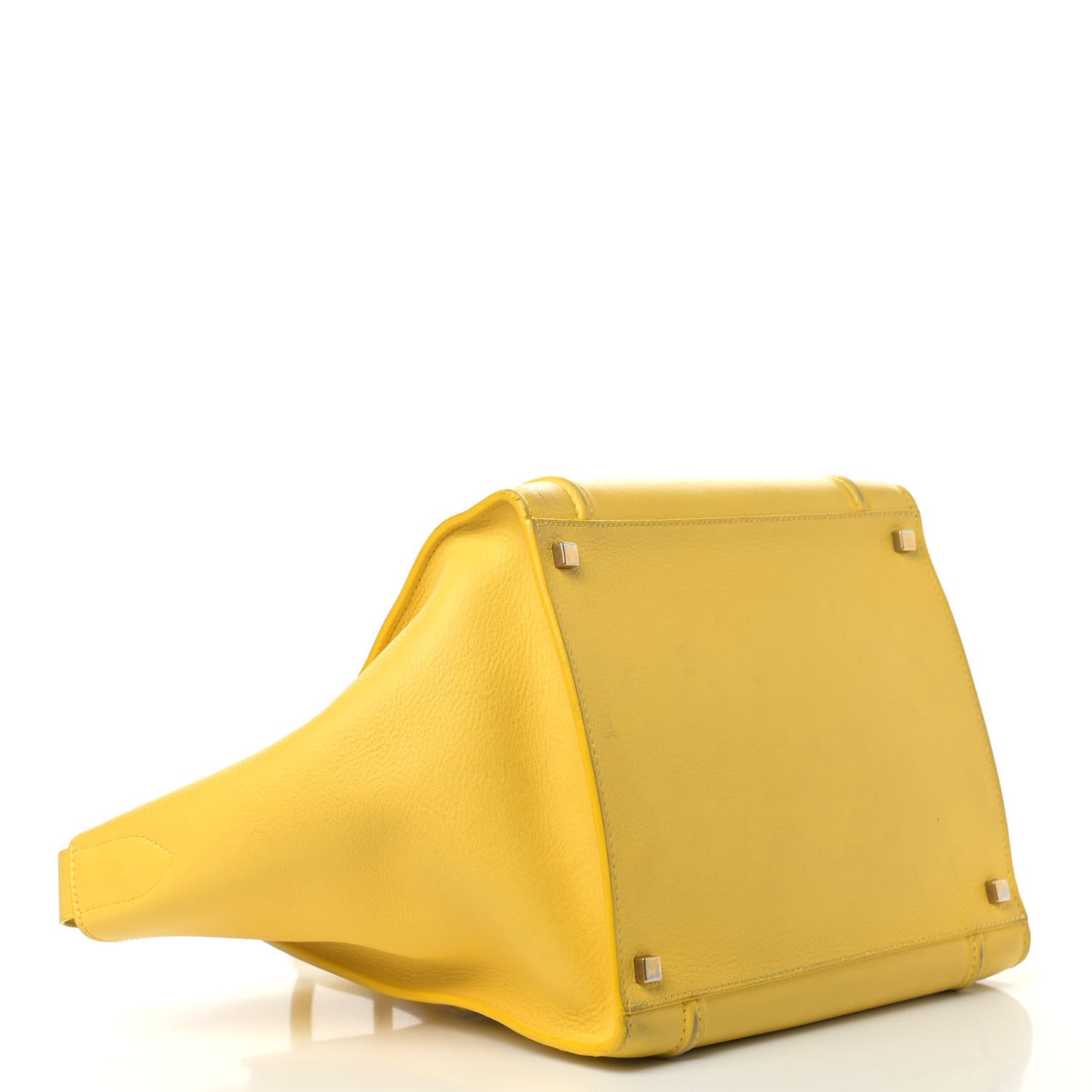 Grained Calfskin Medium Phantom Luggage Yellow