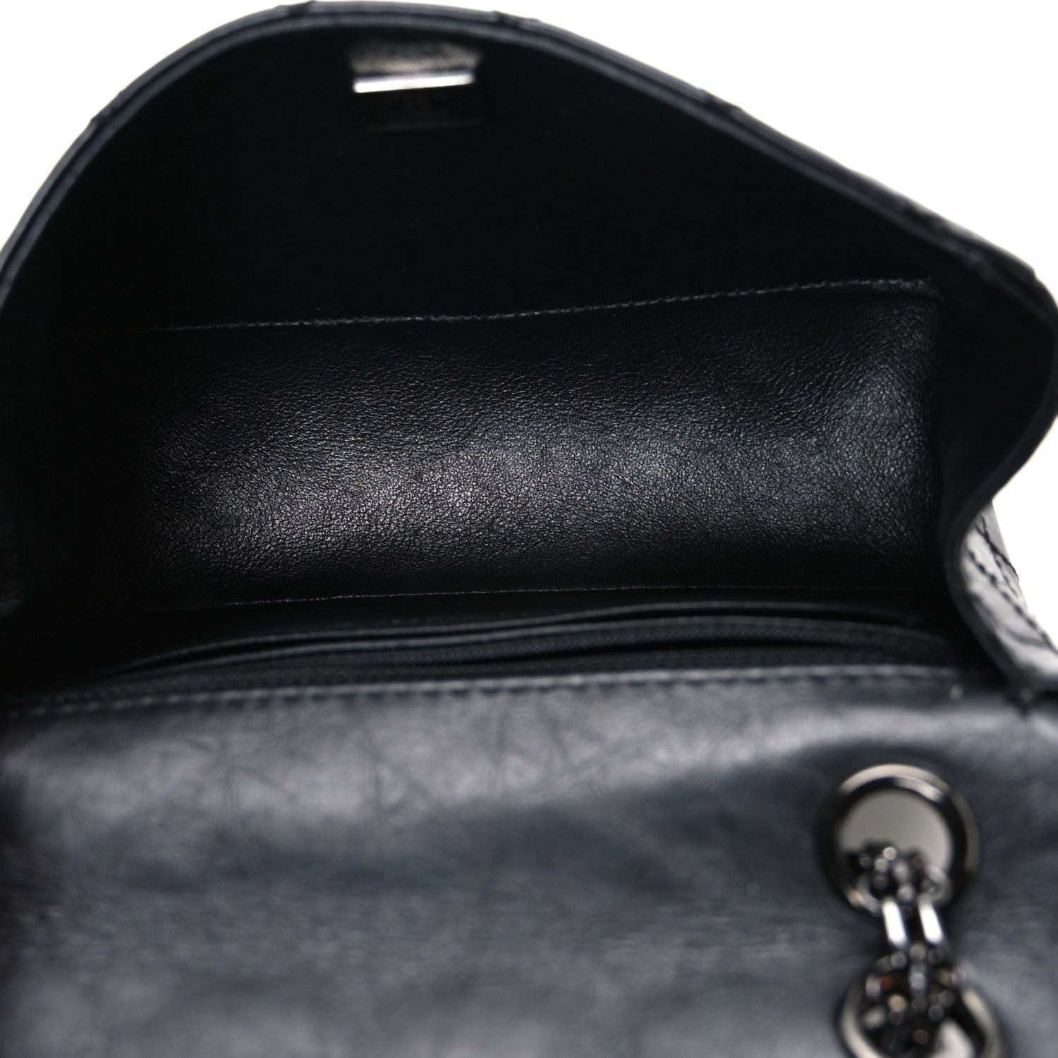 Chanel Aged Calfskin Quilted 2.55 Reissue Mini Flap So Black 5 of 11