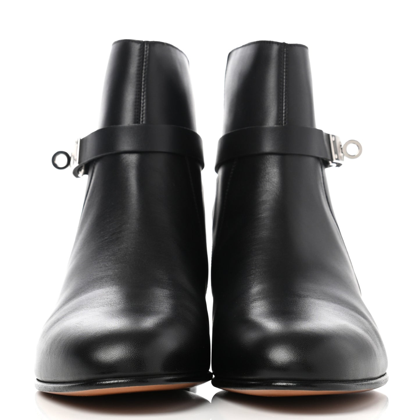 Calfskin Neo Low Boots 39.5 Black