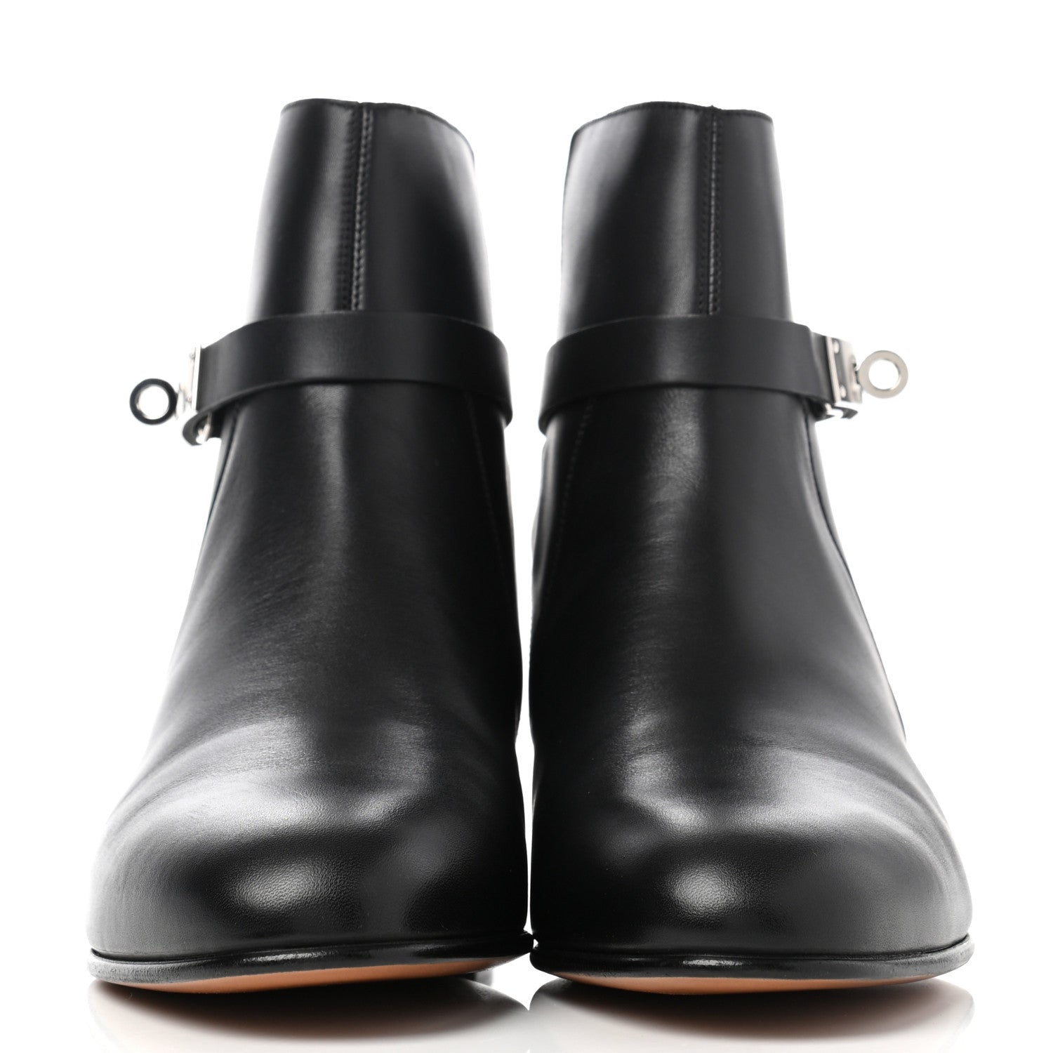 Hermes Calfskin Neo Low Boots 39.5 Black 2 of 7