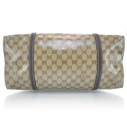 Gucci Crystal Monogram Large Joy Tote Beige Ebony Testa di Moro 6 of 12