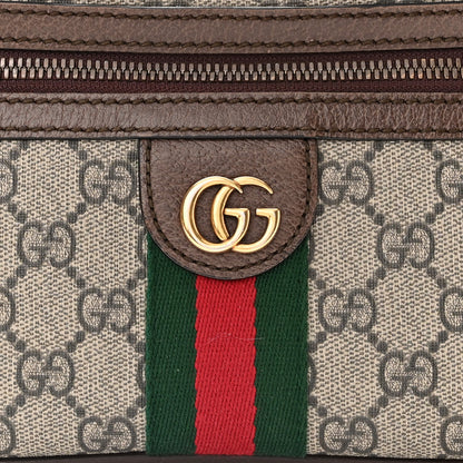 Gucci Soft GG Supreme Monogram Medium Ophidia Belt Bag Dark Brown 8 of 11