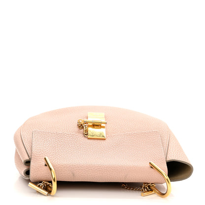 Chloe Grained Lambskin Drew Shoulder Bag Cement Pink 16 of 17