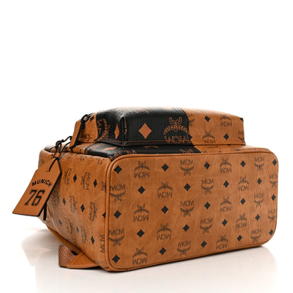 MCM Visetos Mix Munich 76 Medium Stark Backpack Cognac 4 of 12