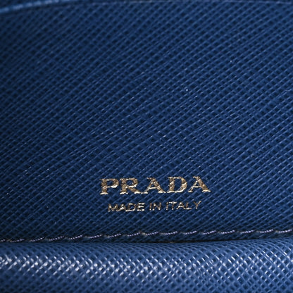 Prada Saffiano Metal Oro Mini Bag Bluette 6 of 9