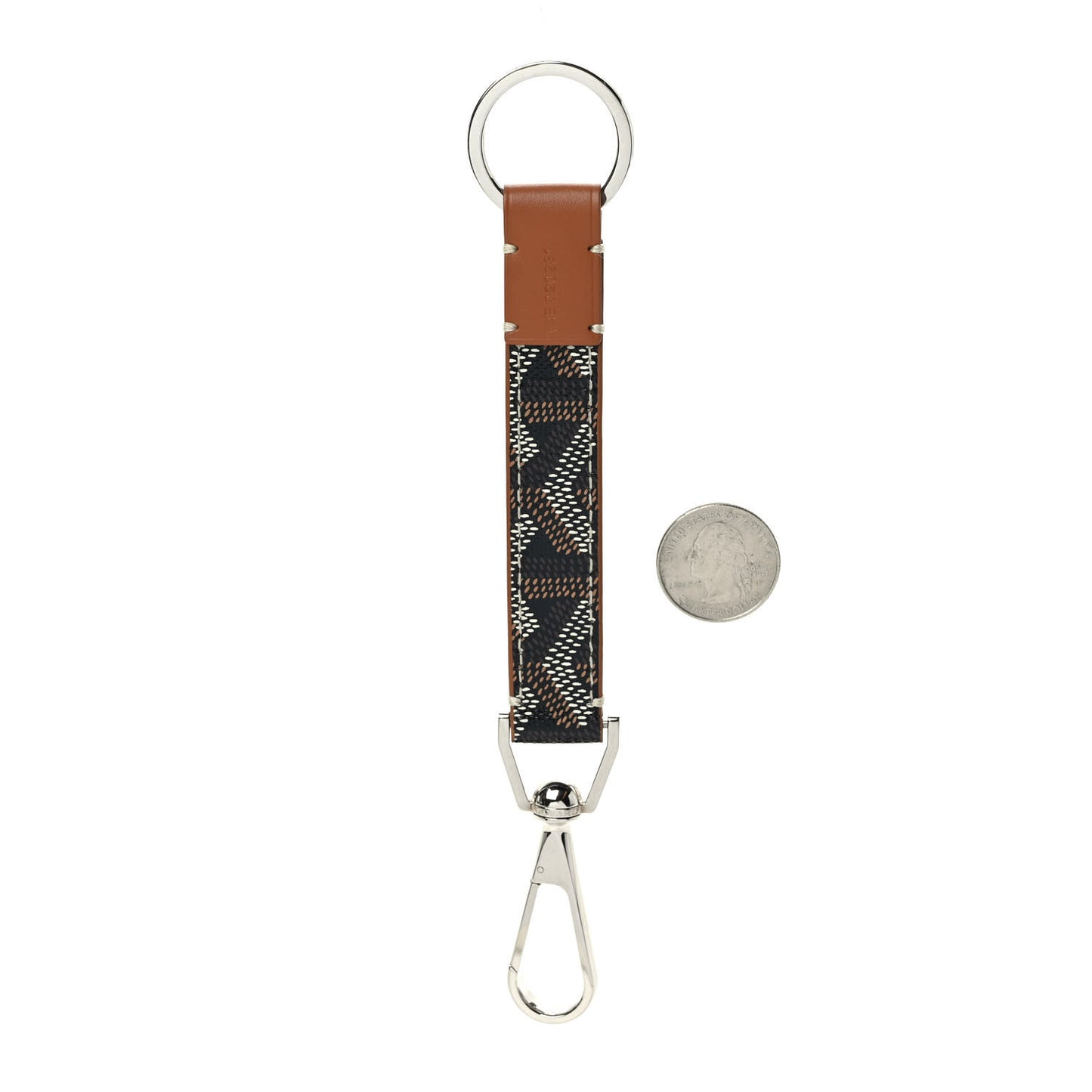 Goyardine Key Holder Black Gold