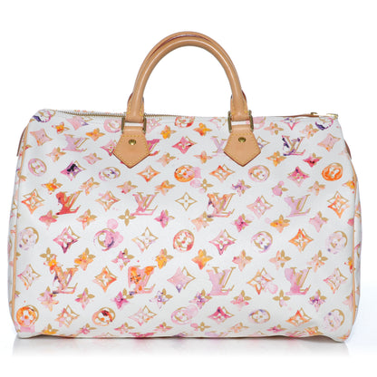 Louis Vuitton Watercolor Aquarelle Speedy 35 White 1 of 7