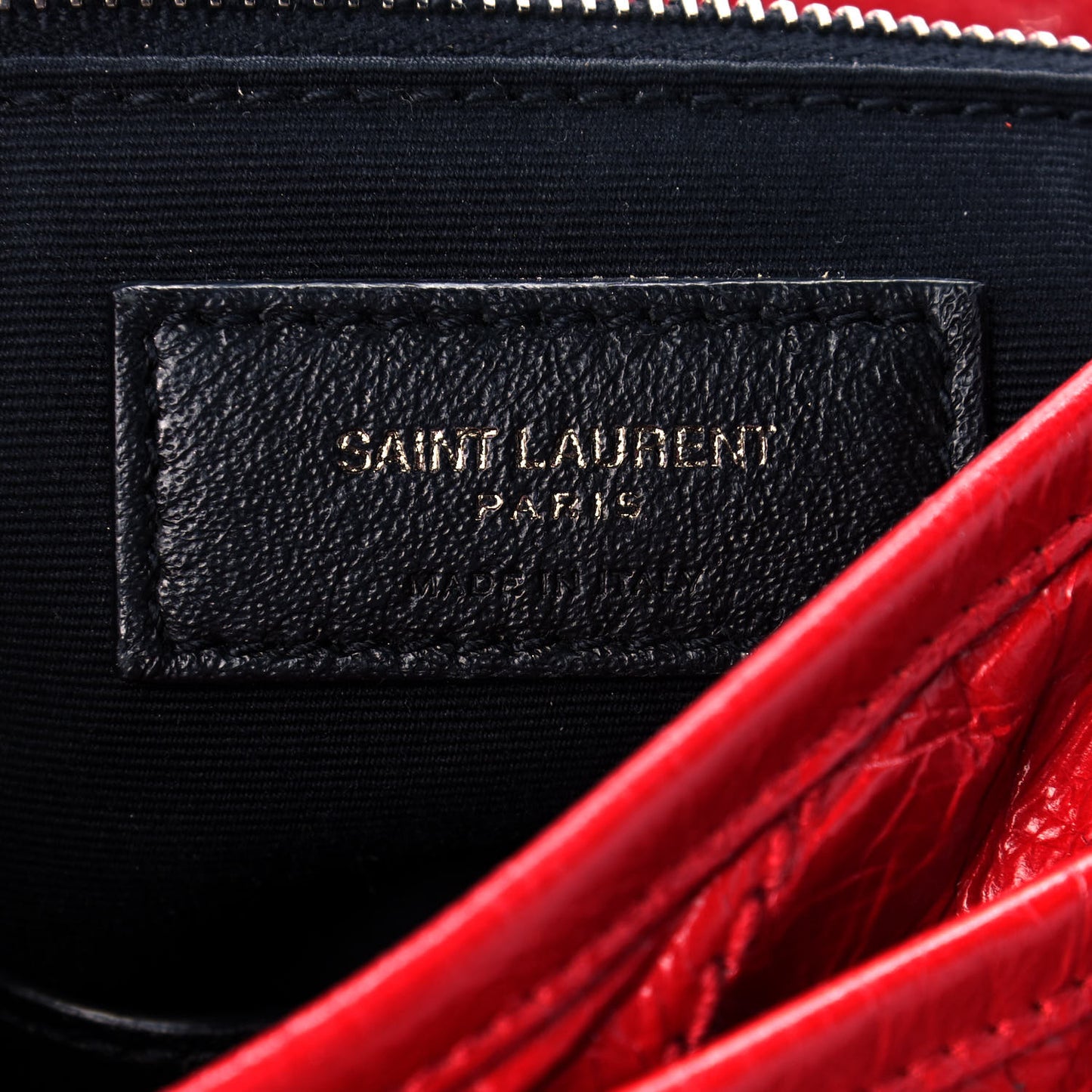 Crinkled Calfskin Matelasse Monogram Medium Niki Chain Satchel Rouge Eros