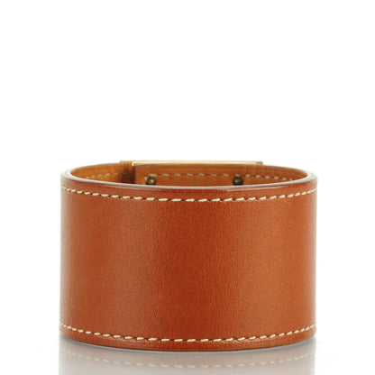 Hermes Natural Barenia Kelly Dog Cuff 3 of 6
