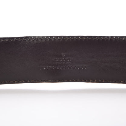 Gucci Guccissima Interlocking G Belt 95 38 Dark Red 4 of 7