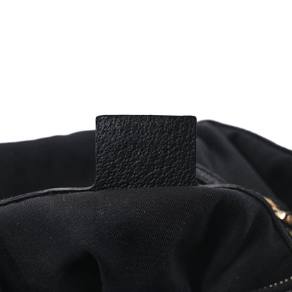 Gucci Monogram Web Bamboo Ring Hobo Black 7 of 11