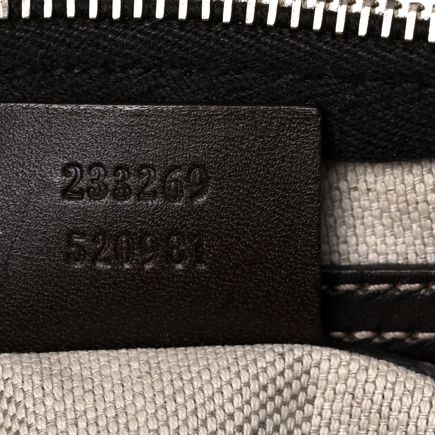 GG Supreme Monogram Belt Bag Dark Brown